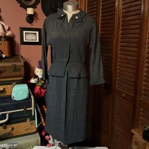 Vintage 1950’s 2pc rhinestone suit